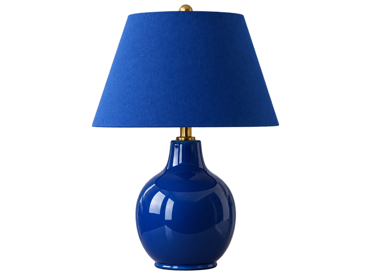 Blue lamp shown after the background was removed